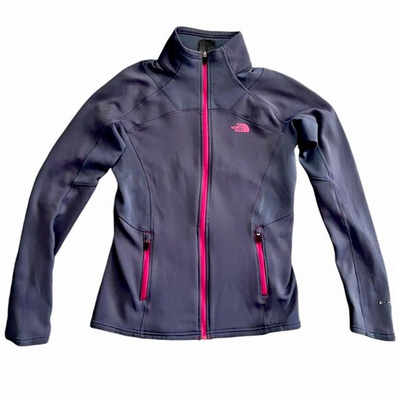 The North Face Jacket Women Size Small Fleece FlashDryfull Zip Purple Pink - Picture 2 of 3